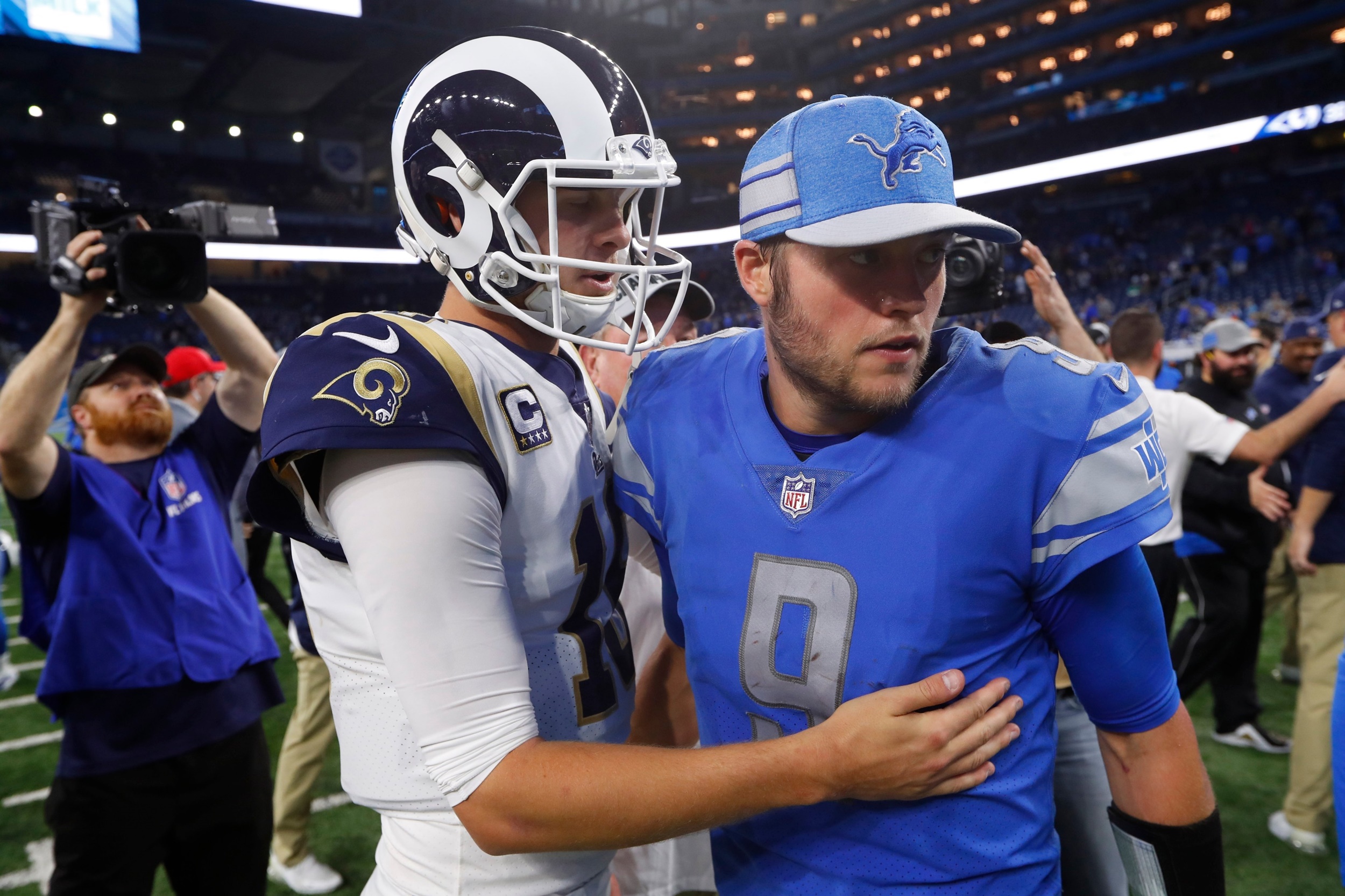 Detroit Lions And Los Angeles Rams Swap Quarterbacks In A Blockbuster ...